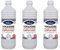 DSTOCK60 - LOT DE 3 BOUTEILLES DE 1 LITRE DE VINAIGRE BLANC NATUREL CONCENTRÉ 14 Degrés (PHEBUS produit d’origine garantie) - DÉGRAISSE, DÉTARTRE, DÉSHERBE - MAISON et JARDINAGE