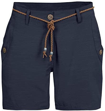 G.I.G.A. DX Damen Casual Shorts mit Gürtel/Kurze Hose - GS 89 WMN SHRTS, dunkelblau, 36, 38169-000