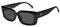 SOJOS Sonnenbrille Damen Cateye Vintage Rechteckig Klassische Retro 90er Mode UV400 Schutz Succinct Brille SJ2238 mit Schwarz Rahmen