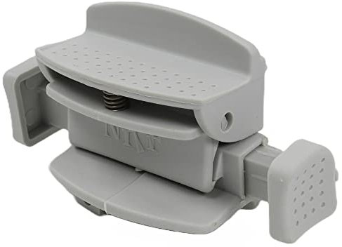 NRF Support de poignée pour store occultant moustiquaire pour caravane, camping-car, caravane, gris