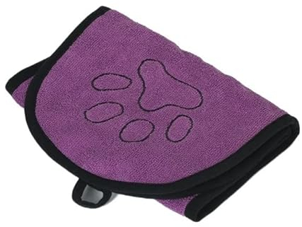 EUYIMOMO Bademantel Hund 2 saugfähiges, verdicktes Badetuch for Haustiere Hundebademantel Katzenbad Heimtierbedarf Doppelbeutel Feinfaser-Haustierhandtuch (Color : C, Size : 23 * 63.5cm)