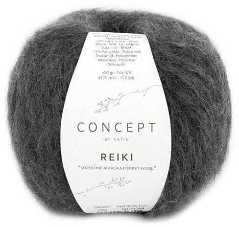 Katia REIKI de Wolle, Farbe: Marengo, Cod.102