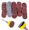 ECI ELETTROFORNITURE 100 pz 1 pollice 25mm dischi abrasivi Pad 100-3000 grana abrasiva tampone di lucidatura Kit per Dremel Rotary Tool Sandpapers accessori