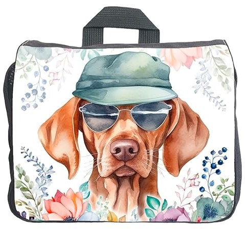 Cadouri Hundezubehörtasche mit Vizsla - Aufbewahrungstasche mit Hunderasse für Hundebesitzer - originelles Geschenk - handgefertigt