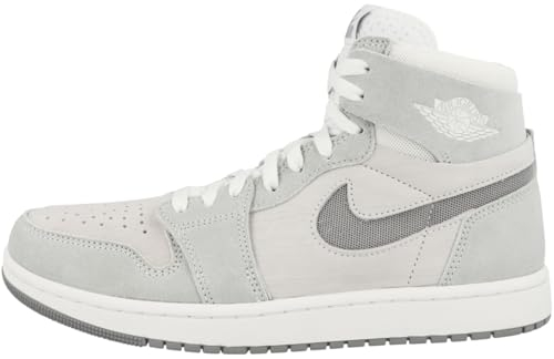 Nike Air Jordan 1 Zoom CMFT 2 Herrenschuhe (DV1307-120, SAIL/Legend Mittelbraun), Weiss/opulenter Garten, 42.5 EU