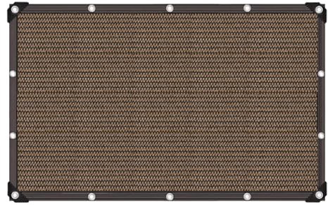 Brise-Vue Filet D'Ombrage 2X9M 4X5M 6X20M 8X8M Brun Voile D'ombrage Taux D'ombrage De 90% Brise-Vue pour La Couverture De Plante, Serre, Cheni,Terrasse,Ferme (Color : Brown, Size : 3x5m/9.9x16.4ft)