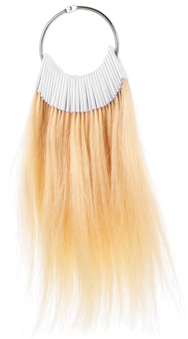 Healeved 30stücke Teiliges Aus Echthaar-farbmustern Zur Haarfärbung Farbkarte Für Friseure Echt-haarsträhnen Zum Testen Von Haarfarben Für Salon-experimente Und Färbetechniken