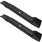 GartenExpress 2 x 32 cm tagliaerba compatibile con Gardena PowerMax Li-40/32/Li - 40/32/04100-20 acciaio (durezza 45 HRC)
