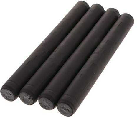 Pleayietoopiatiey 100 PVC Weinflaschen Schrumpfkapseln 30mm schwarz