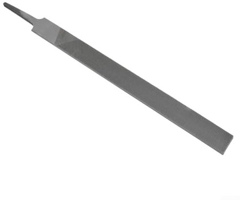 Mittelverzahnte Stahlfeilen, Metallbearbeitungswerkzeug, Entgraten, flach/rund/halbrund/dreieckig/quadratisch (20,3 cm)