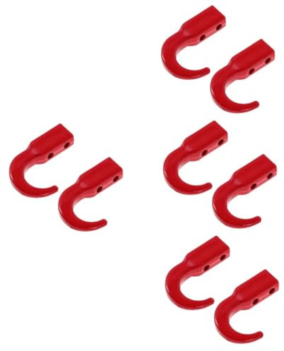 WOONEKY 4 Sets Abschlepphaken Für Automodell Autodekor Teilsimulation Abschlepphaken Lustiges Crawler-zubehör