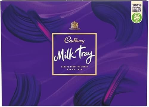 Milk Tray Chocolate Gift Box, 530g | An Assortment of Milk Chocolates for Every Occasion | Variety of Flavors | Gift-Ready Packaging | Festive Treats