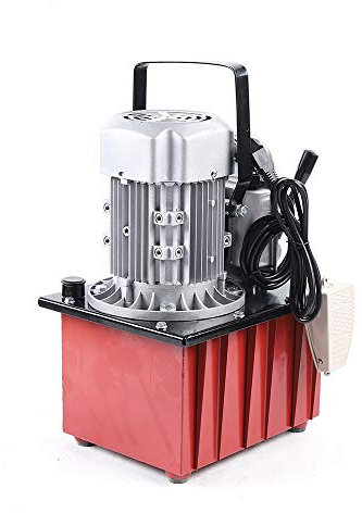 Bomba electrohidráulica, bomba hidráulica eléctrica con válvula manual, bomba de carro basculante con tanque de plástico, adecuada para tractores