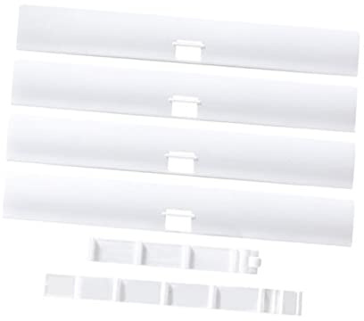 Zerodeko Einstellbarer Luftkonditionierer Windschutz Universeller Luftstromabweiser für Klimaanlagen für Vertikale Klimageräte Einfacher Einbau Robustes Plastikmaterial Schützt vor