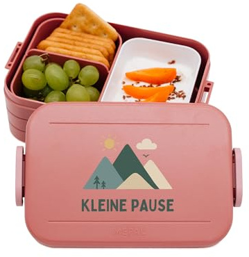 Bärenfreunde MEPAL Müslibecher to go Edelstahl mit Namen, Joghurtbecher | Isolierter Thermo Behälter bedruckbar für Kinder oder Erwachsene, personalisierter Müsli Becher