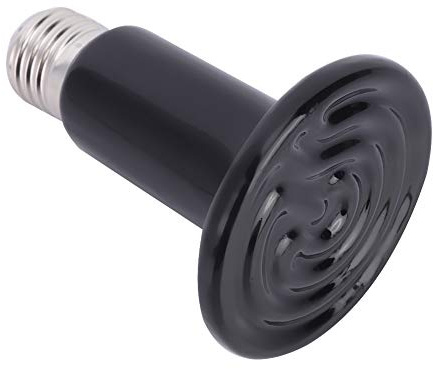 Smandy Lampe Chauffante en Céramique pour Reptiles E27, Ampoule Chauffante Infrarouge pour Animaux de Compagnie, 100W 200W, Parfaite pour le Chauffage des Serpents Lézards et des Tortues (200W)