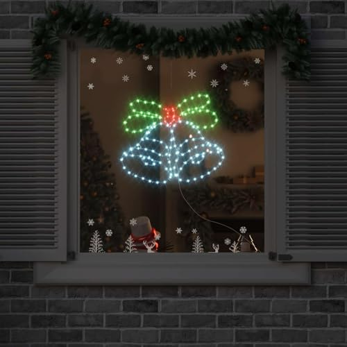 Lumanois Weihnachtsglocke mit 144 LEDs Mehrfarbig 57 x 47,5 cm PVC,1.2kg,42018957