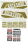 Ecoshirt LK-MHIN-X1N4 Sticker Fork Rock Shox Pike Am46 Aufkleber Decals Autocollants Adesivi Forcela Gabel Fourne, Gold