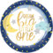 Amscan 542152 - Twinkle Little Star Metallic Paper Party Plates - 8 Pack