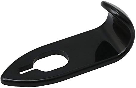 BQLZR Daumenhaken aus Kunststoff, 61 x 20 x 26 mm, Daumenstützen für Alt-/Sopran-/Tenorsaxophon, Schwarz, Musikteil-Zubehör