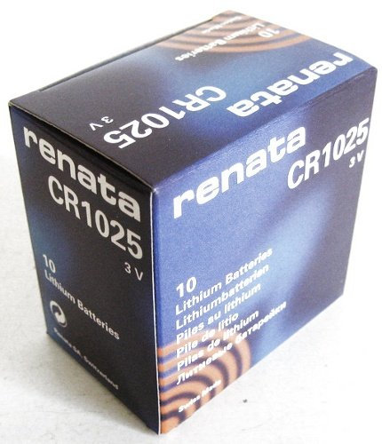 Renata CR1025 30 mAh 3 V Akku – 10 Stück