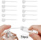 Xiton 10PCS/Set Perfume Refill Tools Diffuser Funnels Cosmetic Pump Dispenser Portable Refill Tools For Lotion Soap Oil Dispensers Bottles