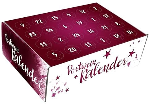 Portwein Adventskalender 2024 Wein - White Port, Ruby, LBV, Tawny, Reserve Tawny, 10 Years | Weihnachtskalender