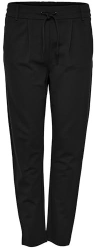 Uniquement Femmes Pantalon Élégant Poptrash Livre de Poche Stretch Pantalons Professionnels ONLPOPTRASH Neuf, Couleurs:Noir, Taille:XXS / 32L, Longueur de Jambe:L32