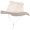 EOZY Chapeau Bob Coton Bébé Fille Chapeau Soleil Été Enfant Anti-UV UPF50+ Pliable Motif Fleurs Mignon Princesse Voyage Protection Outdoor (Rose Oreilles, 1-2 Ans, 1_Year)