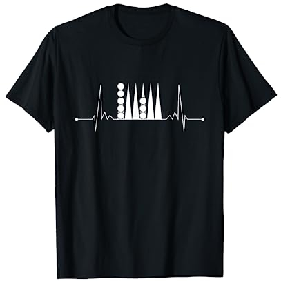 Backgammon Würfelspiel Herzschlag Brettspiel T-Shirt