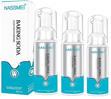 DWXX 3 Stücke Deep Cleaning Foam Toothpaste, Whitening Zahnpasta, Intensive Fleckenentfernung, Weiße Zähne 60ML*3