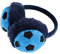 Qchomee Enfants Cache-oreilles Hiver Cache Oreille Peluche Chaud Motif Football 3D Mignon Chauffe-oreilles Epais Anti-froid Cache-oreilles Ski Snowboard Earmuffs Fille Garçon Bleu Royal 24 mois