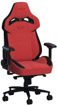 GT OMEGA | Zephyr Series | Cherry Red Gaming Chair Breathable Fabric Adjustable Reclining Computer Chair