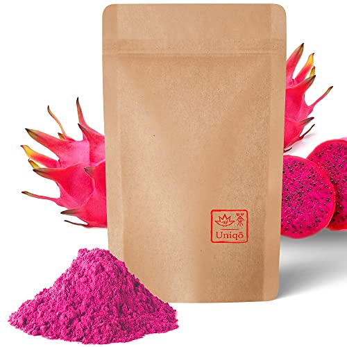 Tea Uniqo Pink Matcha – Drachenfrucht Pulver Pitaya 200g refill bag