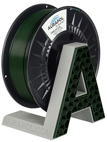 AURAPOL PETG Filament 1.75, Grün PARK-SIDE 1 kg, filament-3d-druckmaterialien, 1kg Premium 3D Drucker Filament kompatibel mit den meisten FDM(FFF)-3D-Druckern und 3D-Stiften