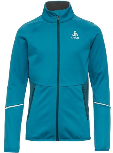 Odlo Kinder Langlauf Jacke BRENSHOLMEN JUNIOR, saxony blue - deep dive, 152