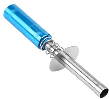 CGEAMDY Accenditore per Auto Rc, Candeletta Accensione Motore in Alluminio, Accenditore per Avviamento Con Candela a Incandescenza Elettronica, Per Motori a Metanolo E Barche a Olio(Blu)