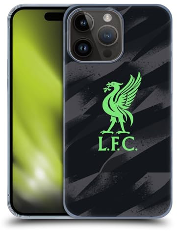 Head Case Designs Officially Licensed Liverpool Football Club Home Goalkeeper Kit 2023/24 Hard Back Case Compatible With Apple iPhone 15 Pro Max