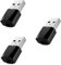 Angoily 3st Blisterverpackung Mini-USB-empfänger Heimischer Schwarz Soundsystem Fürs Auto Empfänger USB Mini-empfänger Empfänger-Audio Stereo-Audio-Receiver Blackwel Haushalt