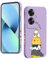 YUXING Silicone Cover per OPPO Reno11 F 5G / Reno 11F 5G - Moda Modello Carino Custodia Design Sottile Slim Cover Antiurto, Antiscivolo Elegante, Protezione Totale (Cat,Purple)