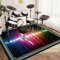 120 x 100 cm Trommelmatte, Trommelteppich, elektronisches Jazz-Schlagzeug für Bassdrum, Snaredrum und andere Instrumente, tolles Geschenk für Schlagzeuger, rutschfeste Unterlage