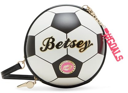 Betsey Johnson Goal Crossbody, Schwarz Weiß, Schwarz Weiß, Einheitsgröße