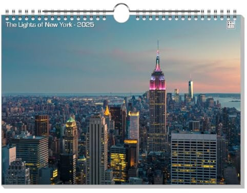 artboxONE Kalender 2026 The Lights of New York Wandkalender A4 2026 Städte/New York