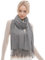 RIIQIICHY Schal Damen Winter Schals Tücher Winterschal Kuschelig Xxl Grau Damenschal Pashmina Herbst Frauen Kaschmir Schal mit Fransen