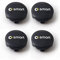 4 Stück Wagen Radnabenkappen für Smart Fortwo Forfour 450 451 454 453 60MM Reifen Felgen Felgendeckel Radkappen Car Hub Centre Caps Wheel Stickers,A
