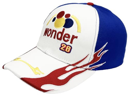 PTXZEQ Ricky Bobby Cap Talladega Hat Baseball Stickerei Racing Caps Einstellbare Größe, Blau, Einheitsgröße