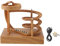 Art Cinétique Machine à Mouvement Perpétuel Ornement de Bureau Boule Roulante Non-stop Jouet Science Physique Gadget Décoration de Bureau Art Machine à Mouvement Perpétuel (Grain