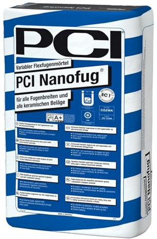 PCI Nanofug 15 kg Nr. 11 Jasmin Variabler Flexfugenmörtel insbesondere für Steingut- und Steinzeugbeläge Sika