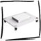 ILOOXI HiFi-Rack-AV-Regal Aus Holz & Stahl, 1/2/3/4-stufiger TV-Ständer, HiFi Regal, Audio Rack HiFi Regal(White,1 Tier)