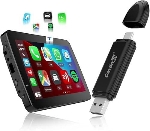 Carlinkit MINI SE CarPlay Wireless Adapter, 2025 Upgrade Wireless CarPlay Adapter Konvertieren Werkseitig Verkabeltem CarPlay zu Wireless,Plug-und-Play,Kompatibel mit Autos ab 2016 & iPhone iOS 10+